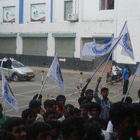 Vijay Fans at Devi Cinemas - Pictures | Picture 105477